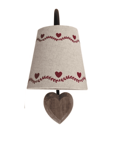 Lampe Applique COEUR montagne 3 modèles à seulement 44.90€