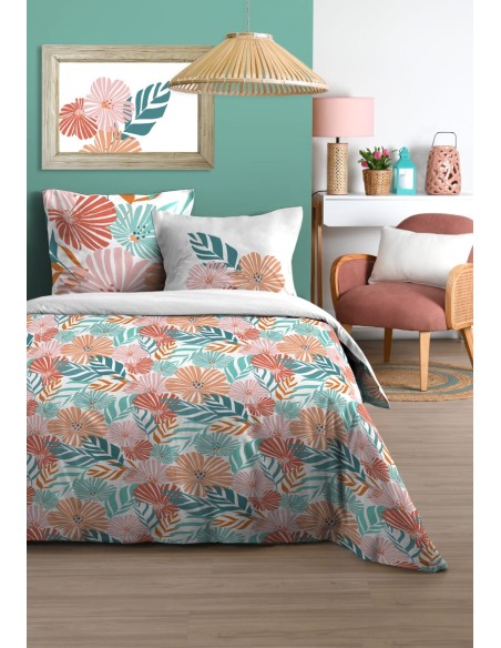 Housse de couette + 2 taies ADRIANNE 260x240 cm