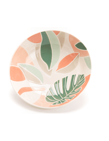 Assiette creuse NATURE TROPICALE