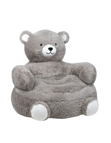 Pouf enfant Leo gris