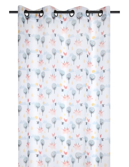 Voilage enfant TOM multicolore 140 x 260