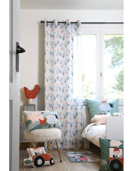 Voilage enfant TOM multicolore 140 x 260
