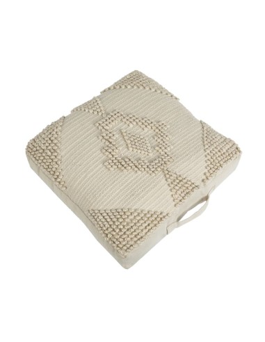 Coussin de sol naturel 45 x 45 x 10 cm