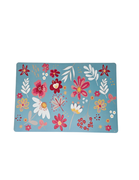 Set de table FLORAL BLEU 42 x 29 cm