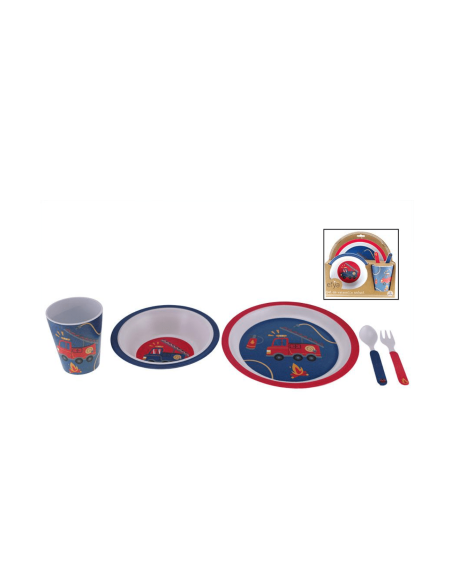 Set vaisselle pour enfants POMPIER