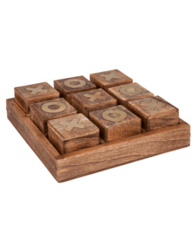 Jeu de morpion en bois