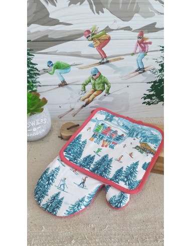 Set gant et manique SUR LES PISTES