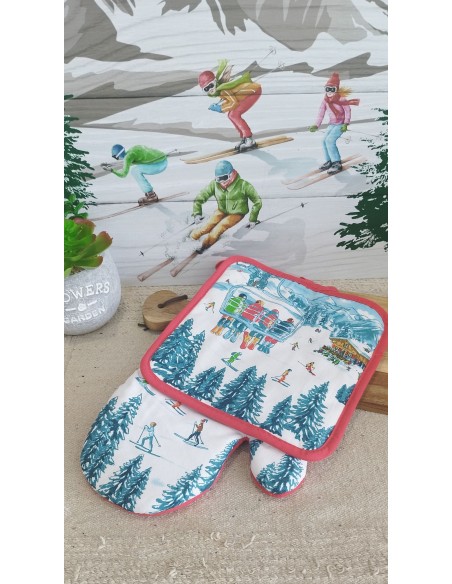 Set gant et manique SUR LES PISTES