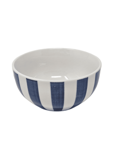 Bol à rayures bleu