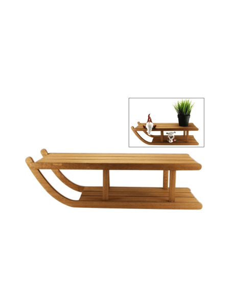 Etagère Sledge en forme de LUGE en bois