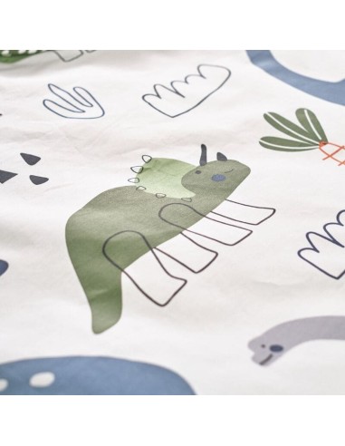 Housse de couette dinosaures 140 x 200 cm