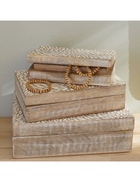 Boîtes en bois MANGO WOOD 3 TAILLES