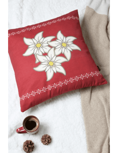 Coussin ALTITUDE rouge 50 x 50 cm