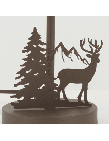 Lampe à poser métal CERF ET MONTAGNE