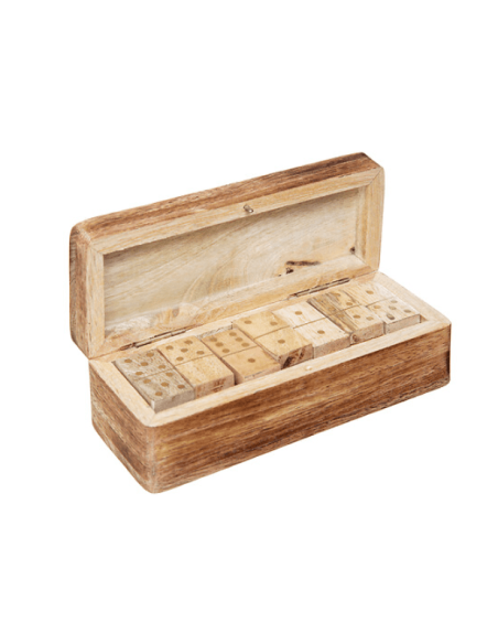 Jeu DOMINO en bois de Manguier
