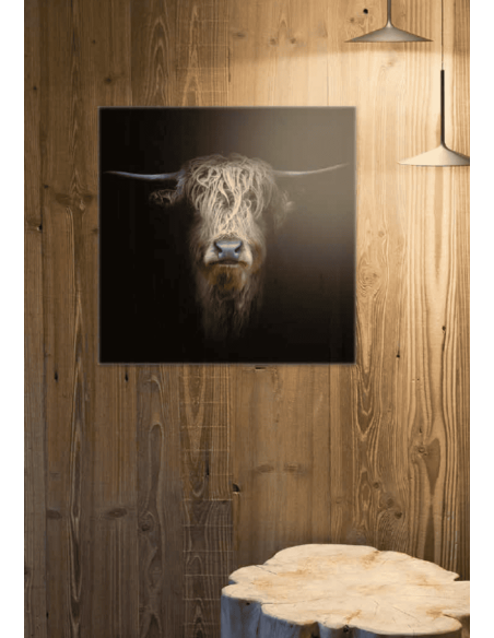 Tableau Hightland en velours 80 x 120 cm