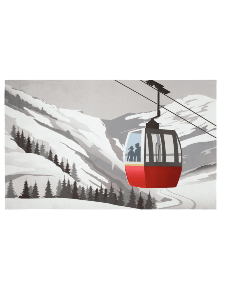 Tapis BERNEX télécabine 45 x 75 cm