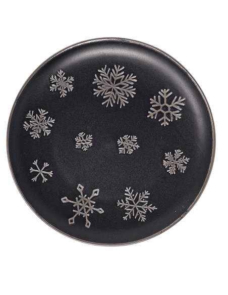 copy of Assiette plate FLOCONS blanc 26.5 cm