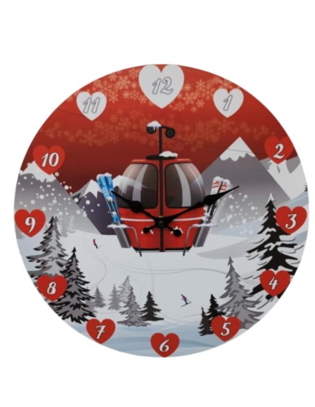 copy of Horloge ronde TELECABINE diam. 33 cm