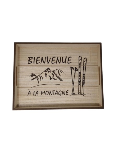 copy of Plateau de présentation en bois " Vie de Chalet "