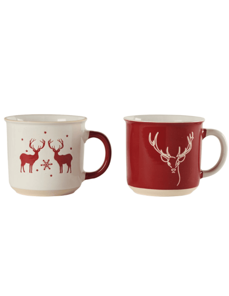 Set de 2 Mugs CERFS en coffret