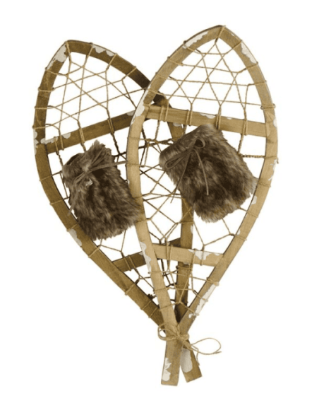 Paire de raquettes anciennes décoratives