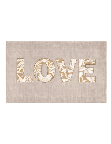 Tapis Loving naturel 45 x 75 cm