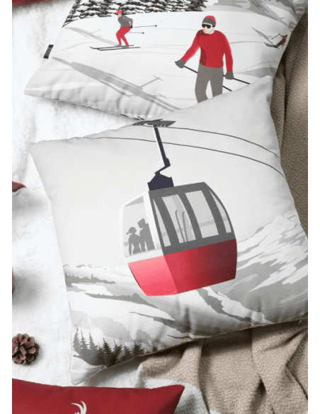 copy of Coussin PISTES Naturel 50 x 50 cm