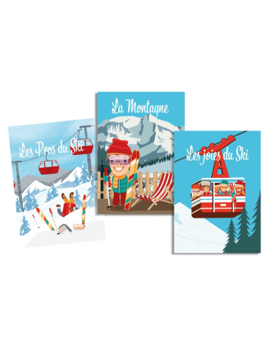 Torchons LUDIQUE 50 x 70 cm lot de 3