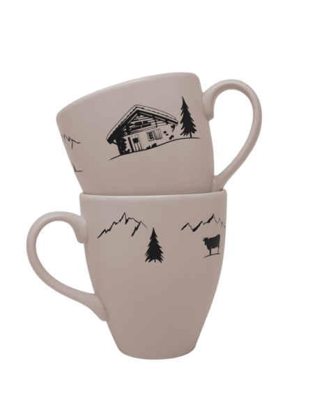 Mug déco chalet de Montagne