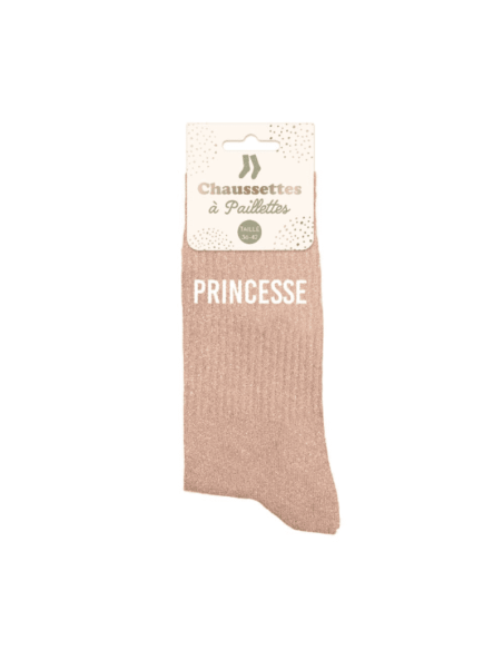 Chaussettes femme à paillettes PRINCESSE