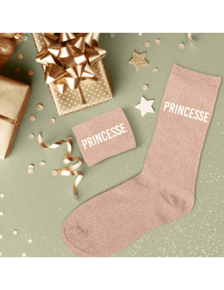 Chaussettes femme à paillettes PRINCESSE