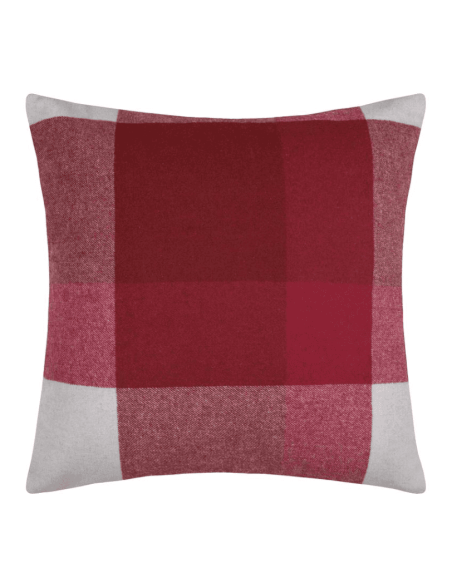 copy of Coussin SOLLIERES à carreaux naturel 45 x 45  cm