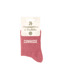 Chaussettes femme à paillettes CONNASSE