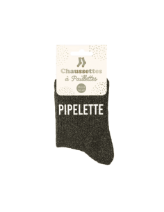 Chaussettes femme à paillettes PIPELETTE