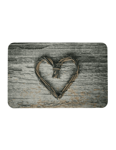Tapis COEUR rameaux 75 x 50 cm