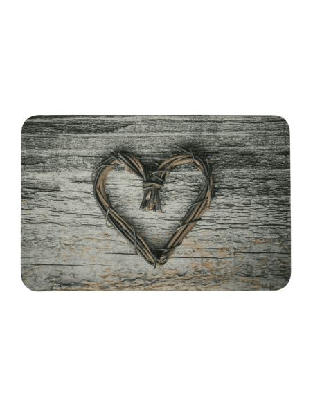 Tapis COEUR rameaux 75 x 50 cm