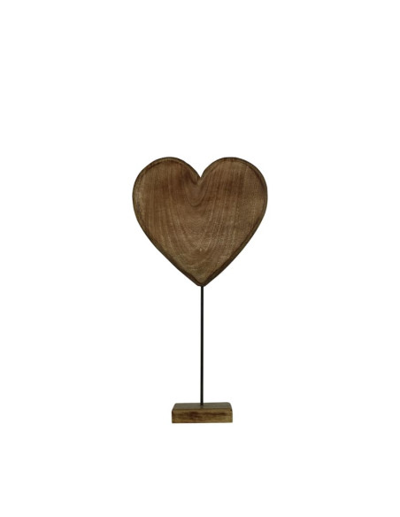 COEUR en bois de Manguier à poser