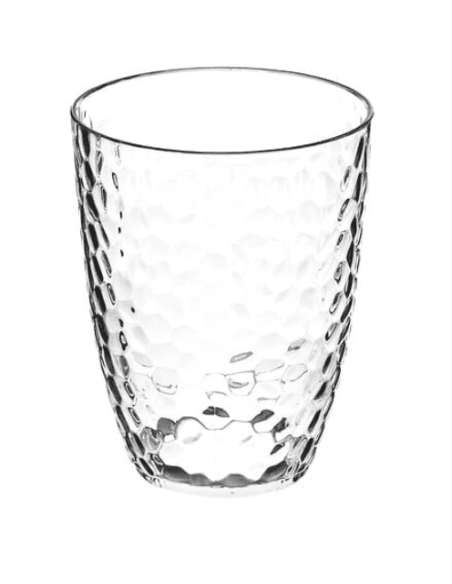 Verre transparent en plastique ESTIVA