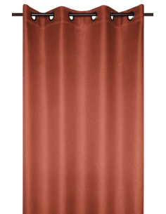 Rideau occultant Copenhague Terracotta 140 x 260 cm