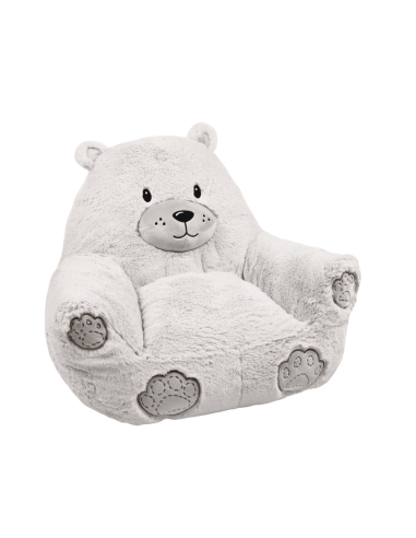 Pouf enfant Jules l'ours blanc