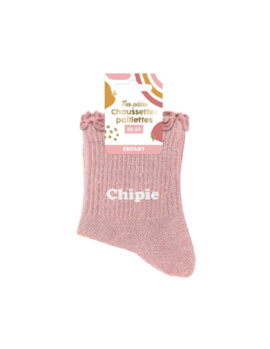 Chaussettes paillette enfant CHIPIE 3-6 ans