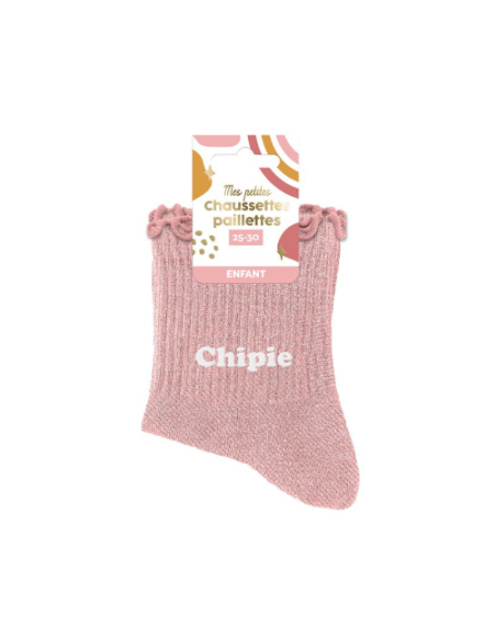 Chaussettes paillette enfant CHIPIE 3-6 ans