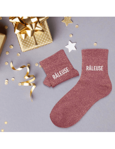 Chaussettes femme à paillettes RALEUSE