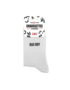 Chaussettes blanches BAD BOY Homme
