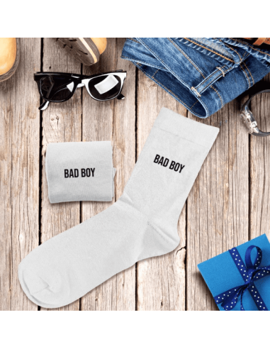 Chaussettes blanches BAD BOY Homme