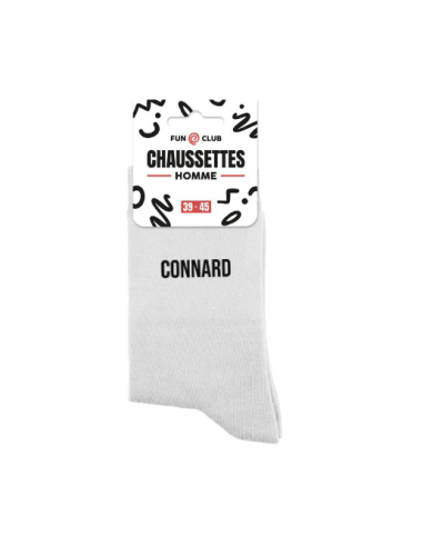 Chaussettes blanches CONNARD Homme