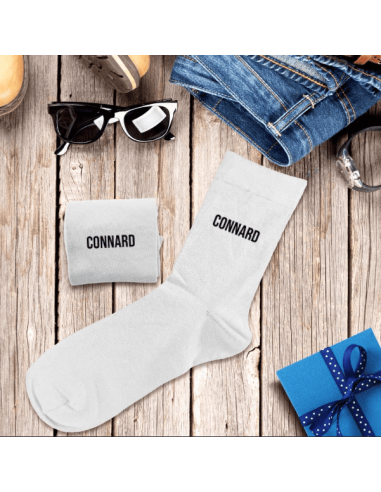 Chaussettes blanches CONNARD Homme