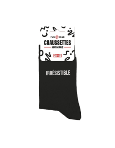 Chaussettes noires IRRESISTIBLE Homme