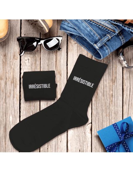 Chaussettes noires IRRESISTIBLE Homme